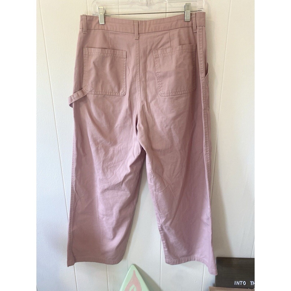 Women's High-Rise Straight Leg Cargo Pants Size 12- Wild Fable In mauve y2k styl - Picture 6 of 6